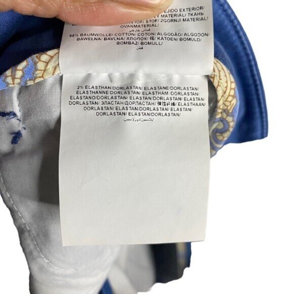 Brax Feel Good Women's Blue Mara Summer Slim Chino Pants - Picture 7 of 9